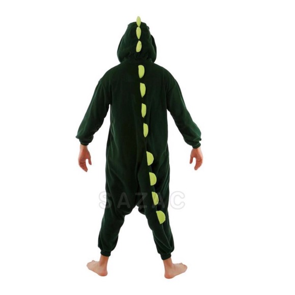LAST ONE ☀️ Green Dinosaur Adult Onesie - Picture 6 of 7